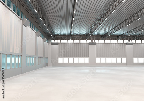 Warehouse background. Visua...