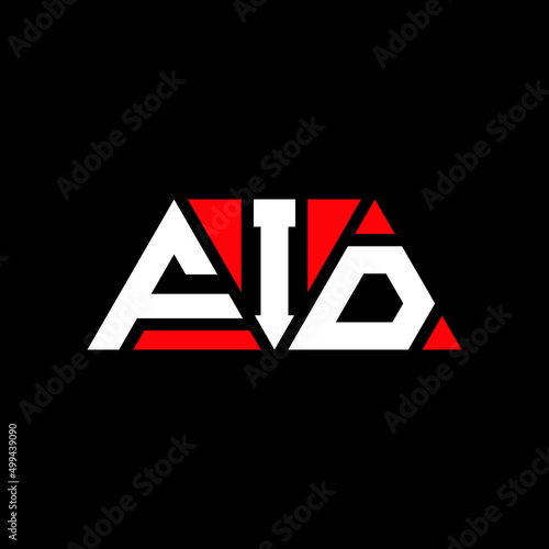 FID tFIangle letter logo design with tFIangle shape. FID tFIangle logo design monogram. FID tFIangle vector logo template with red color. FID tFIangular logo Simple, Elegant, and LuxuFIous Logo...