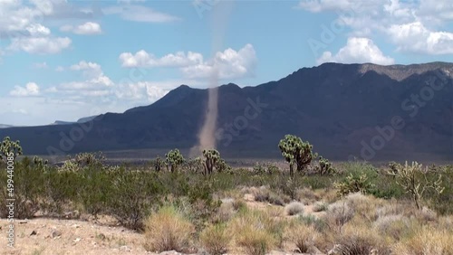 Dust devil (whirlwind) in Arizona. photo