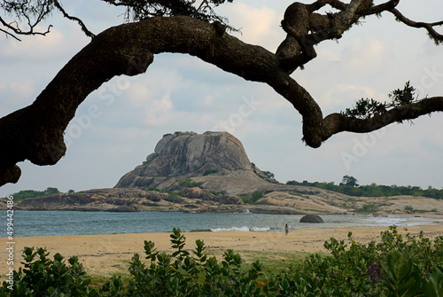 Patanangala Rock  also known as Elephant Rock  in Yala National Park  Sri Lanka. 