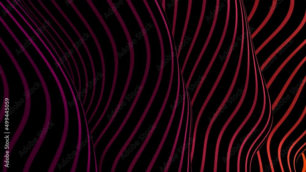 abstract background with red lines lopped 4K animation abstract background with red lines lopped 4K animation