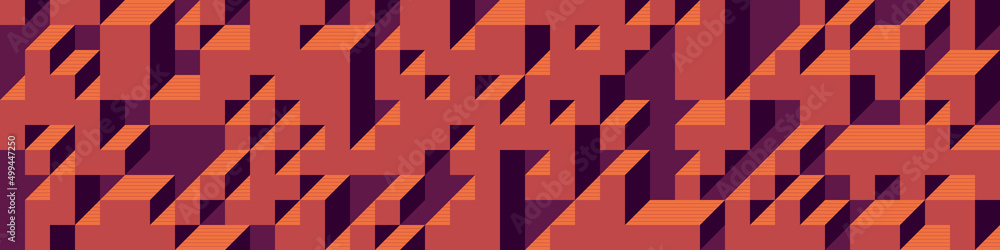 Implementation of Edward Zajec’s “Il Cubo” from 1971. Essentially a Truchet tile set of 8 tiles and rules for placement art illustration Implementation of Edward Zajec’s “Il Cubo” from 1971. Essentially a Truchet tile set of 8 tiles and rules for placement art illustration