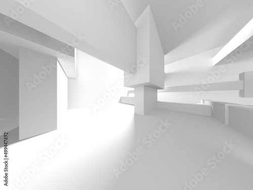 Wallpaper Mural Abstract White Architecture Design Concept Torontodigital.ca