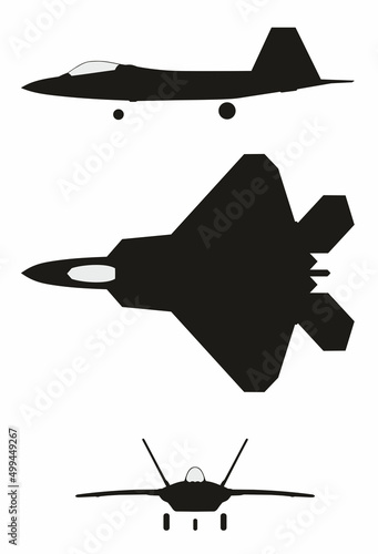 Jet fighter F-22