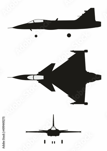 Jet fighter Gripen