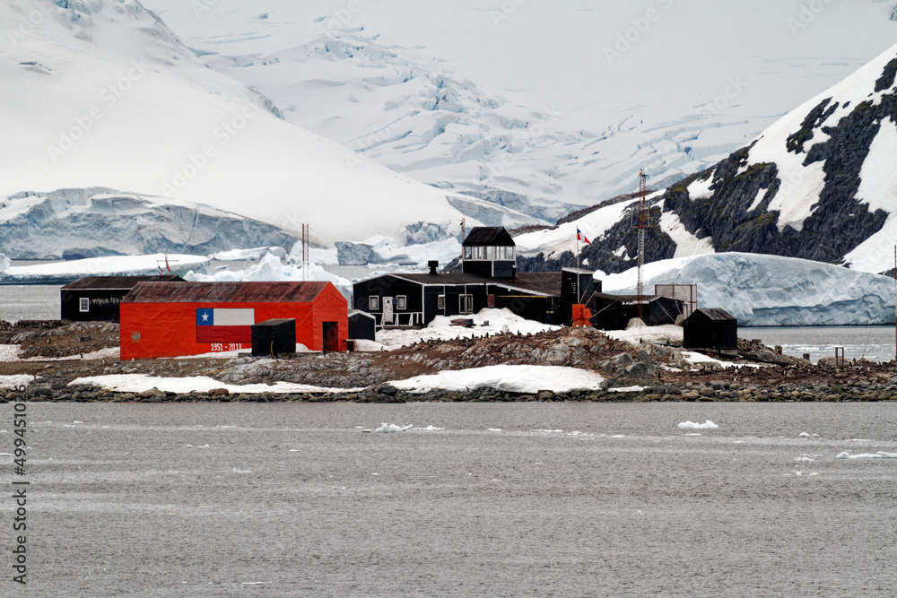 Chilean Antarctic base Gonzales Videla - Waterboat Point - Antarctic Peninsula Chilean Antarctic base Gonzales Videla - Waterboat Point - Antarctic Peninsula
