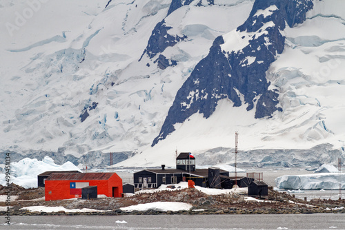 Chilean Antarctic base Gonzales Videla - Waterboat Point - Antarctic Peninsula photo