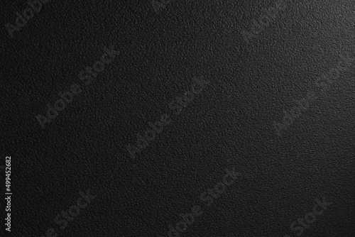 Black leather in light for texture or background