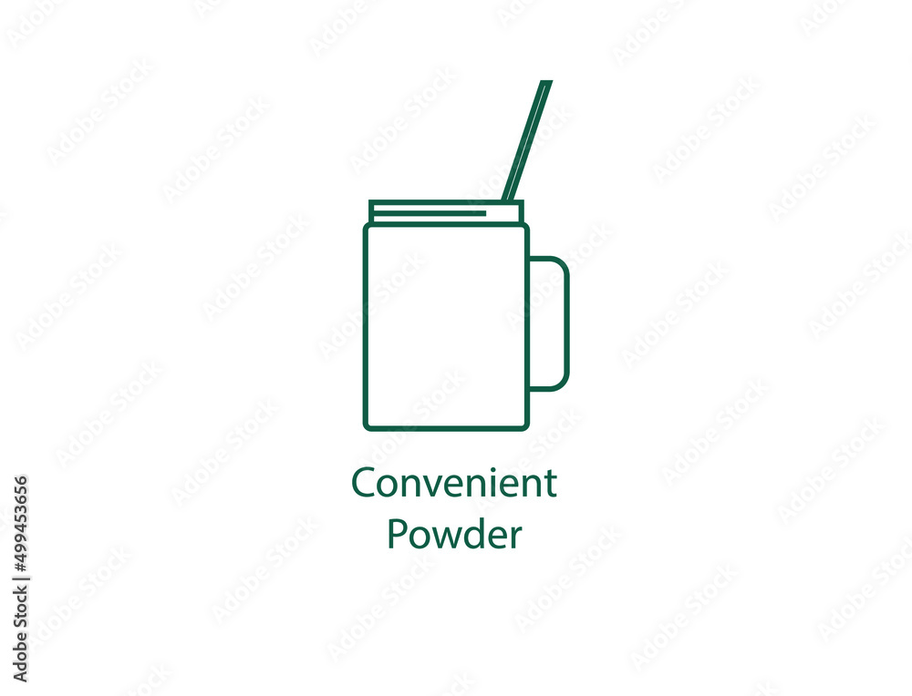 convenient powder icon vector illustration convenient powder icon vector illustration