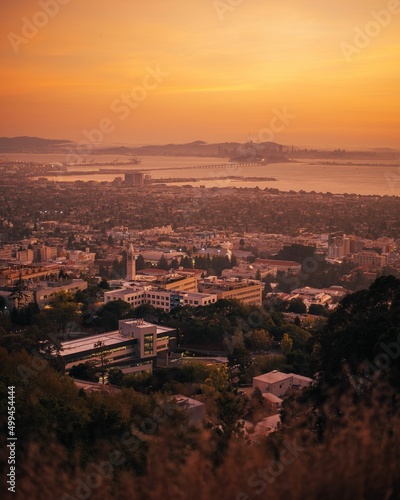 Foto Sunset view over Berkeley, California