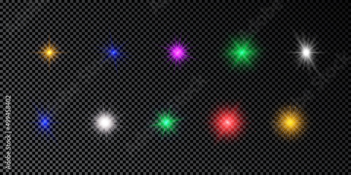 Light effect of lens flare