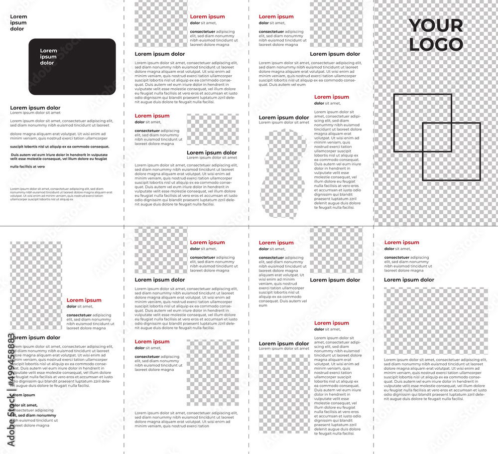 Brochure 4 folds - template Brochure 4 folds - template