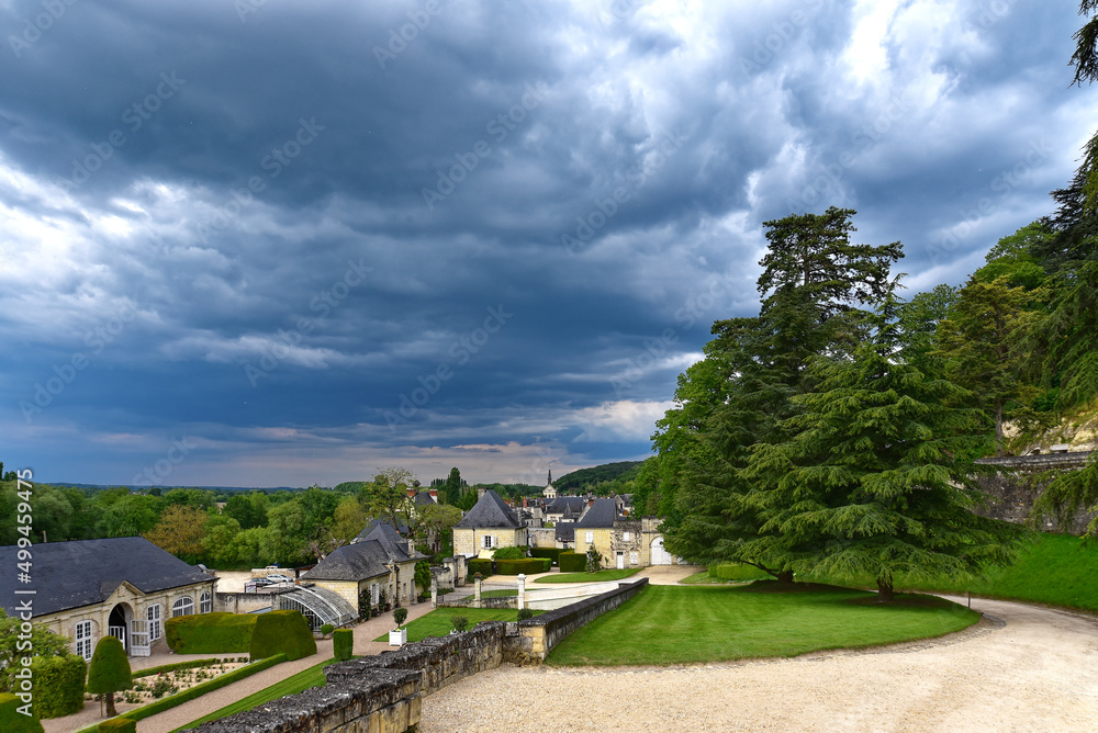 Frankreich - Rigny-Ussé - Château d'Ussé - Parkanlage