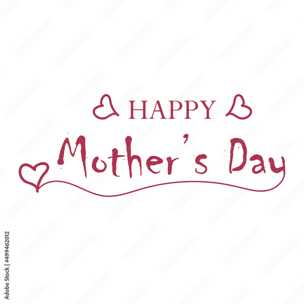 Happy Mother's day for t shirt design
