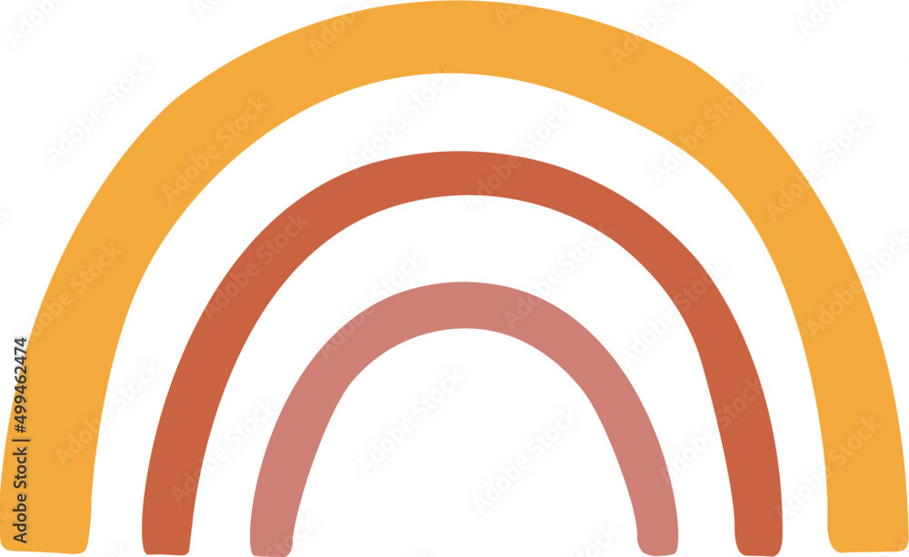 Abstract Rainbow Shape Abstract Rainbow Shape