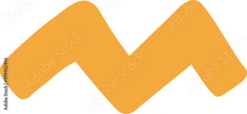 Abstract Zig-Zag Shape