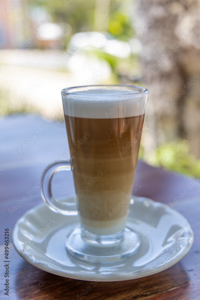 A Beautiful Layered Capuchino 