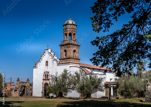 Church of La Soledad in Tzintzuntzan, Mexico photo