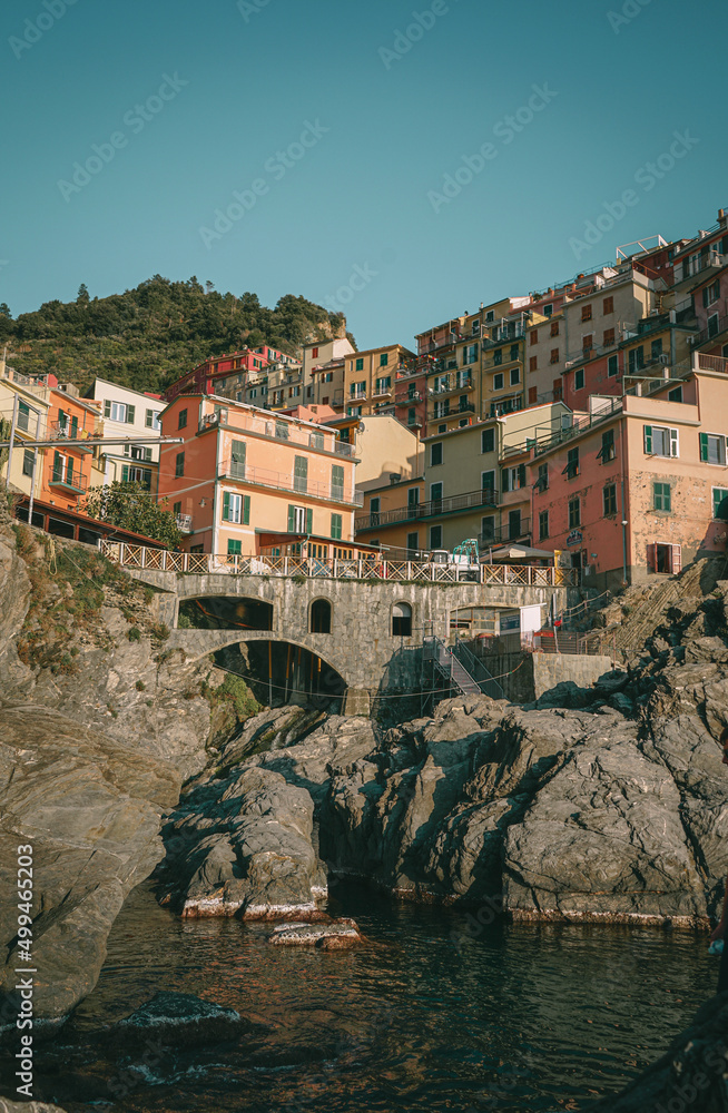 The beautiful town of Manarola