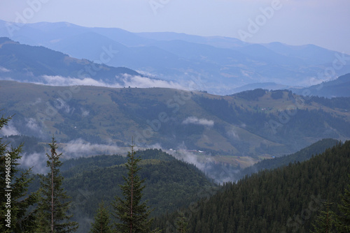 Landscape in the Carpathians in Western Ukraine, near the Dzembronya village © Andrei Antipov