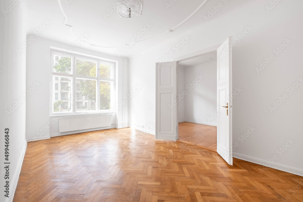 Fototapeta premium new flat, empty apartment room
