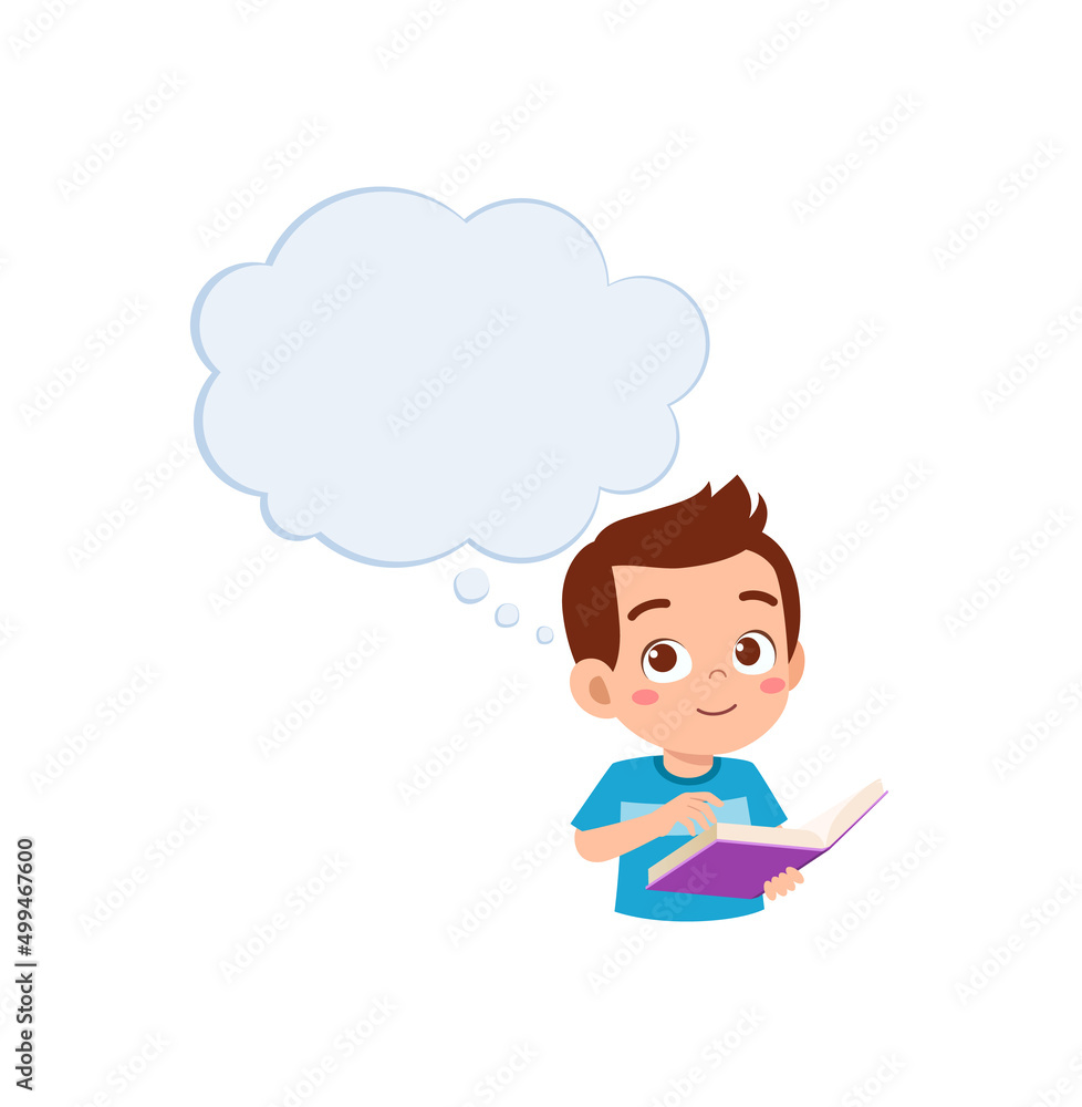 little kid read book and think about something little kid read book and think about something