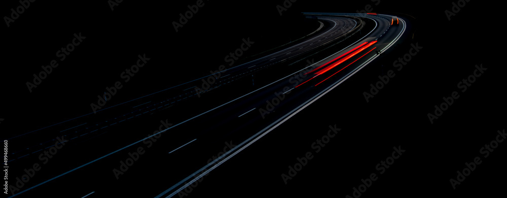 lights of cars with night. long exposure, light lines lights of cars with night. long exposure, light lines