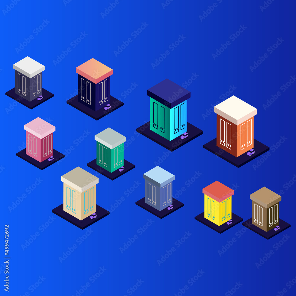 Isometric Modern Flat Buildings Vector illustration. Vector isometric futuristic new city
Isometric Modern Flat Buildings Vector illustration. Vector isometric futuristic new city