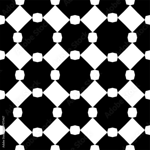 Fototapeta Naklejka Na Ścianę i Meble -  Abstract geometric seamless pattern.Modern geometric background with Bold Lines.seamless Russian style black Geometric background.Tile seamless pattern. Black and white geometric background.