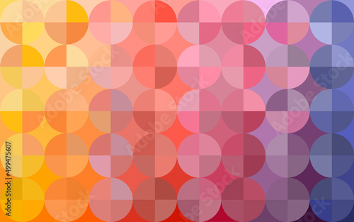 Wallpaper Mural Abstract wallpaper with sunset sky colors. Geometric pattern in vector. Torontodigital.ca