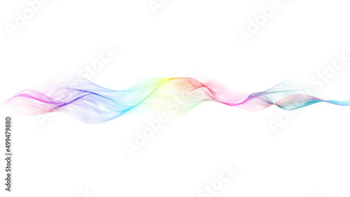 Abstract wave lines pattern dynamic colorful light background. Vector illustration modern.