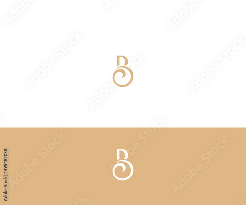 Elegant Monogram B Logo  Luxury Branding Design
