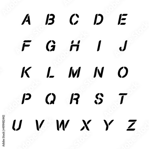 Custom made sport alphabet letters set
