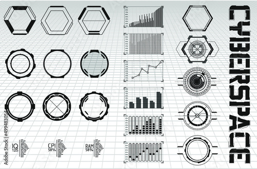 Simple and easy-to-use frame set. Callouts titles. Callout bar labels, information call box bars and modern digital info. Tech digital info boxes hud templates. Futuristic advertising communication.