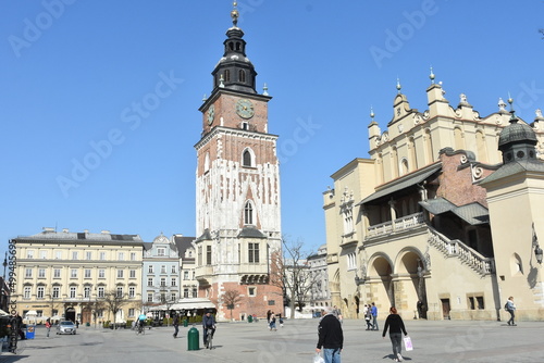 Widoki zabytków Krakowa