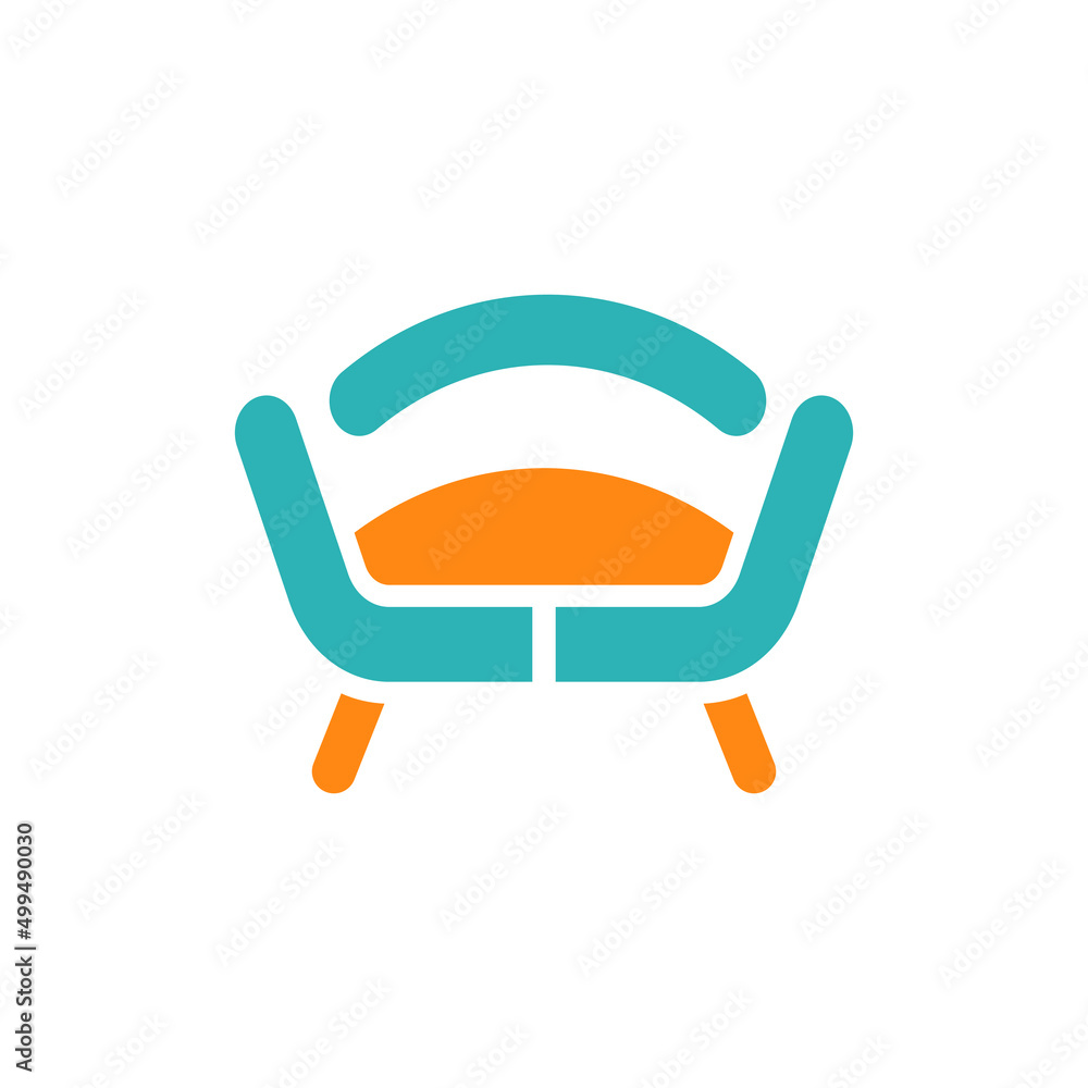 Abstract Sofa illustration logo design inspiration Abstract Sofa illustration logo design inspiration