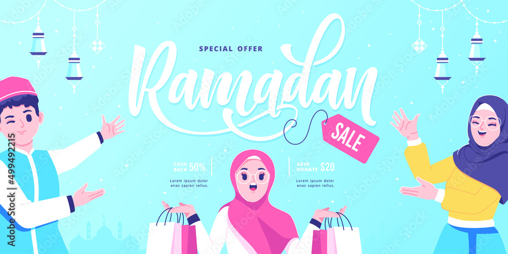 ramadan sale special promotion banner template ramadan sale special promotion banner template