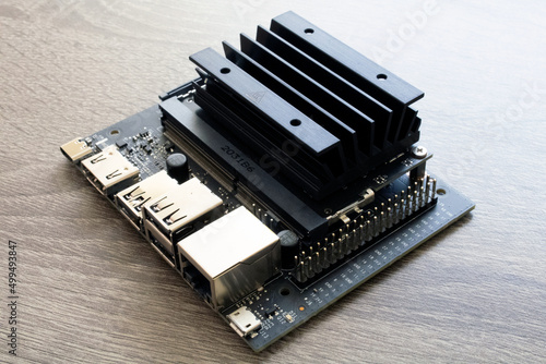 Fototapeta kuchenna Computer used for Artificial intelligence and computer science programming - NVidia Jetson Nano