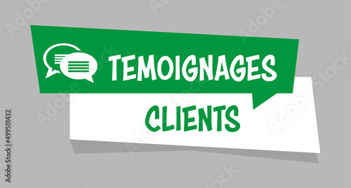 Logo témoignages clients.
