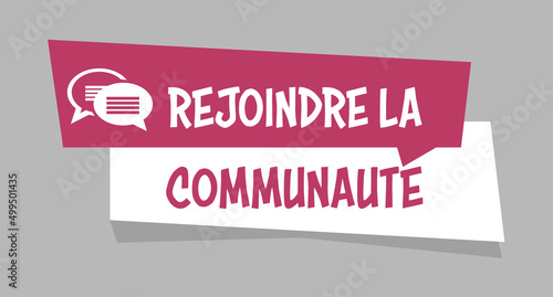 Logo rejoindre la communauté.