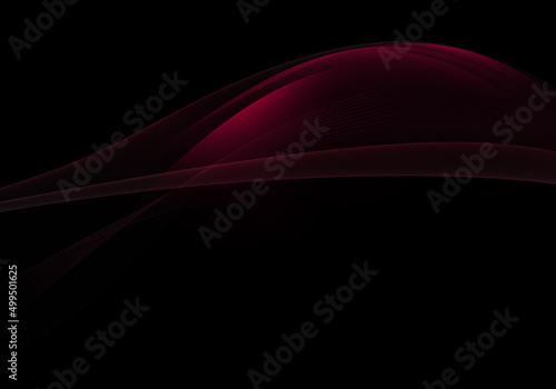 Abstract background waves. Black and burgundy abstract background for wallpaper or business card