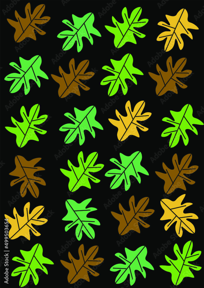 print leaves print leaves