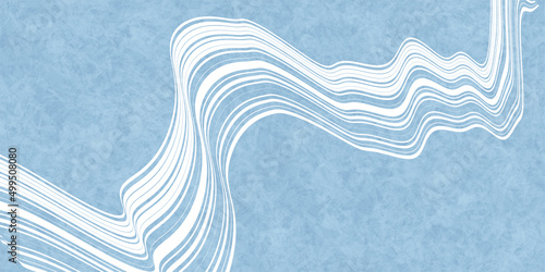 波　和柄　曲線　背景　