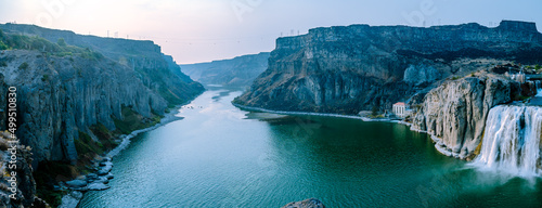 waterfall in shoshone park Idaho USA