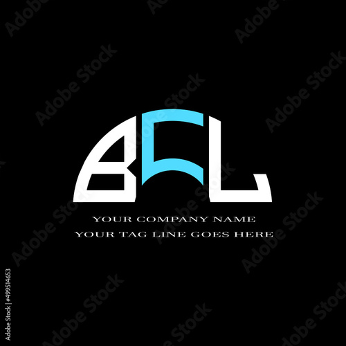 BCL letter logo creative design with vector graphic photo