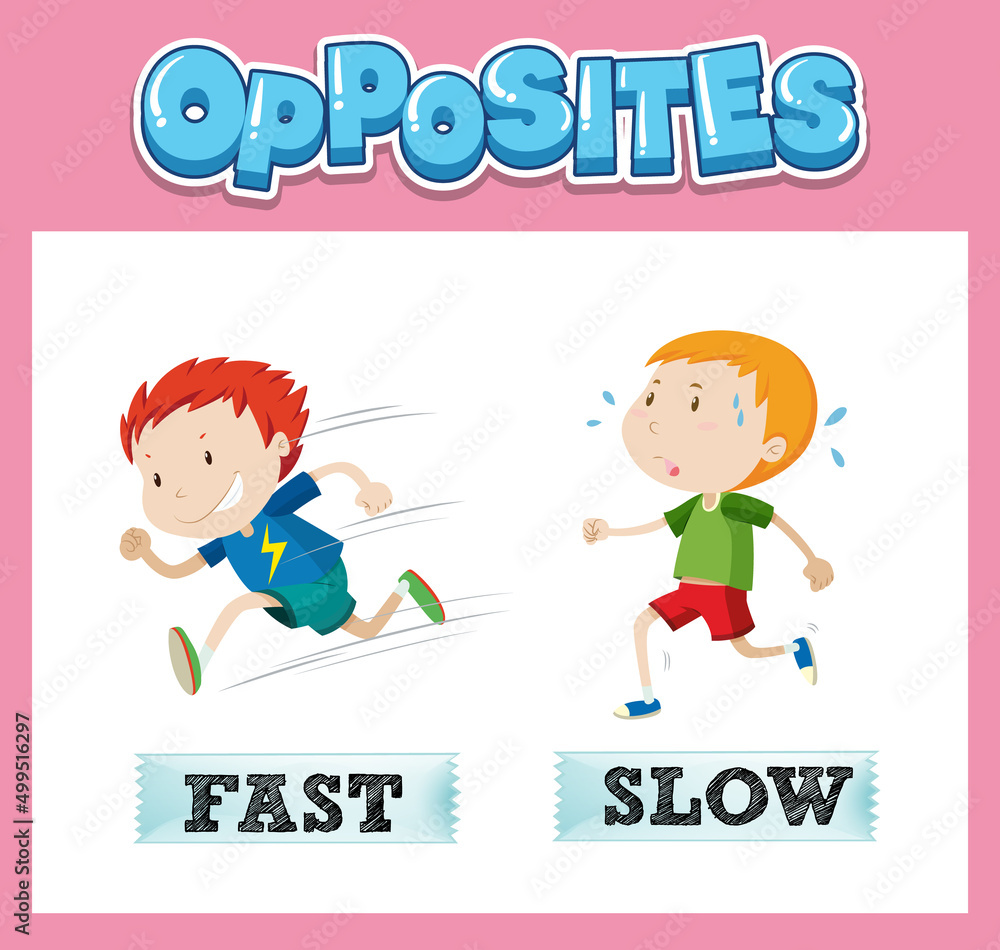 Opposite English words for kids Opposite English words for kids