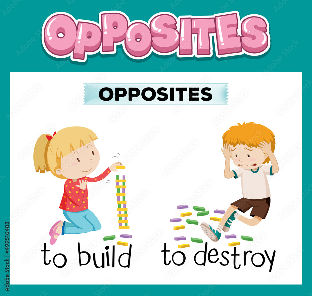 Opposite English words for kids Opposite English words for kids