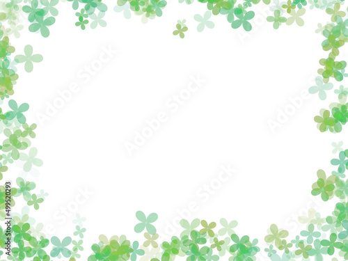 Frame Flower Background Illustration