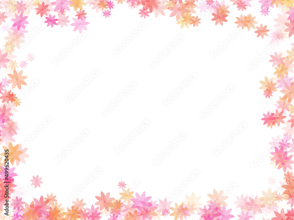 Frame Flower Background Illustration Frame Flower Background Illustration