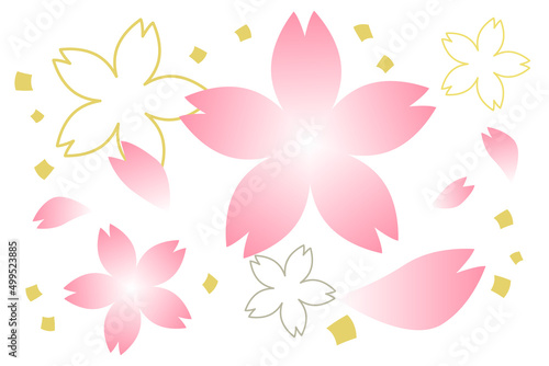 桜　イラスト　デザイン　素材